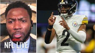 NFL LIVE| Justin Fields is a great fit for OC Arthur Smith! - Ryan Clark: Steelers should trade Russ