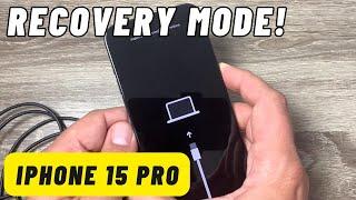 How to Put iPhone 15 Pro & Pro Max in Recovery Mode | 2023 | IOS 17