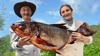 Fish Dish Cooked In Clay! Life In A Mountain Village In Azerbaijan