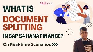 What is Document Splitting in SAP S/4HANA Finance? (SAP FICO) |  Real Time Scenarios | Pradeep Hota