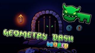 Geometry Dash World - The 50 Secret Chests Green Key Mystery