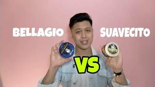 Compare Pomade Mahal Vs Murah. SUAVECITO FIRME HOLD VS BELLAGIO STYLING CLAY Mega Hold! Pomade Indo