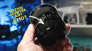 GOOD or BAD Manual Lens Adapter For The FX30?! - URTH Canon FD To Sony E-mount Adapter REVIEW!