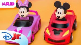 AD | Mickey's Ready to Race Garage Playset Toy Play ️ | Mickey Mouse | @disneyjr