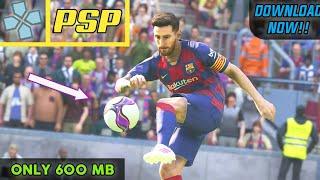 PES 2020 | PSP | EFootball new Savedata & Textures | High Graphics | Updated Faces & Transfers