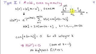 Linear Phase FIR Filters