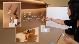 Practice product photography in the studio with me! | Vlog
