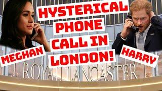 MEGHAN & HARRY HYSTERICAL PHONE CALL IN LONDON - LATEST #royal #meghan #meghanmarkle