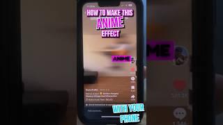 Create viral anime fx like @DaveArditoVerse with your phone  #anime #vfx #tutorial