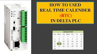 How To used RTC In Delta PLC, How to used clock / calendar in PLC Programming