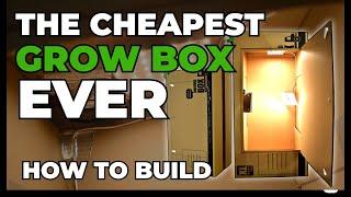 How to build the cheapest grow-box ever. Consumes less than a laptop!