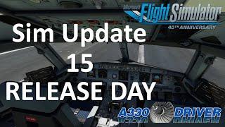 Sim Update 15 Release Day! iniBuilds A320, Working Title G3X, New Ground and Crosswind Model!