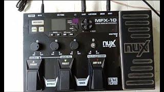 NUX MFX 10 BASIC SET UP - TZO