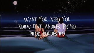 Want You, Need You — kdrw feat. andres, primo (prod. Loudestro)