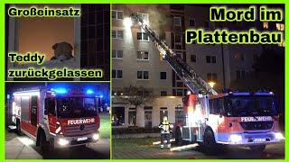 ️DOPPELMORD️Erstochen und Feuer gelegtFeuerwehr findet ZWEI TOTE bei Wohnungsbrand in Leipzig