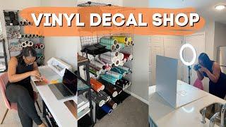 How to start a VINYL DECAL shop | 2024 home based business ideas 