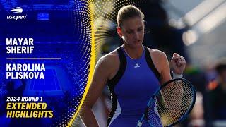 Mayar Sherif vs. Karolina Pliskova Extended Highlights | 2024 US Open Round 1