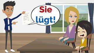 Lisa belügt ALLE ... - Deutsch lernen