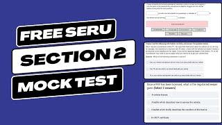 TFL SERU Section 2 - Free Mock Test -Licensing Requirement's for PHVs