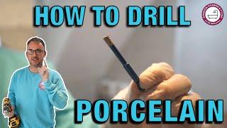 The secret of how to drill holes into porcelain tiles | Hanging a towel radiator | DIY | Tutorial