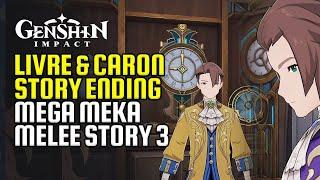 Mega Meka Melee Event Story Part 3 HD Complete | Toy War An Armistice Caron & Livre | Genshin Impact