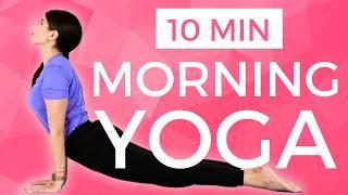 Morning Yoga Flow | 10 min Yoga Stretch Routine To Wake Up & Improve Posture