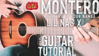 Montero (Call Me By Your Name) Lil Nas X Guitar Tutorial // Montero Guitar // Guitar Lesson #853