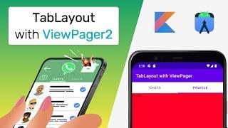 [So Easy] TabLayout with ViewPager2 in Android [Kotlin] | Android Studio