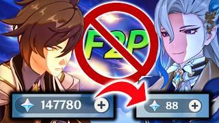 MY F2P ACCOUNT WAITED 2 YEARS (100,000+ PRIMOGEMS) | GENSHIN IMPACT PULLS