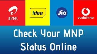 How To Check MNP Status Online | Know Your Porting Status | Mobile Number Portability