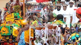FULL: Otumfour, Despite, Stephen Appiah & Ghana's Rich men arrive in Ga Mantse Palace. Rich Culture