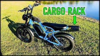 Easy Cargo Rack Installation on Bluvall SU8 e-Bike