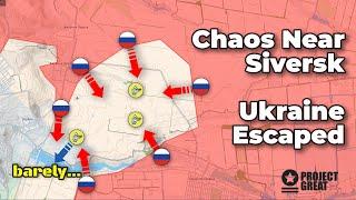 Chaos At Siversk. Ukraine Barely Escaped From Encirclement. Front Update.