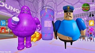 Escaping from a BARRY'S PRISON RUN! And BECAME a GRIMACE BARRY