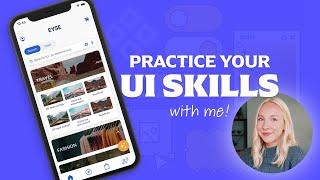 Improve Your UI Skills with this Figma Exercise | Real-Time Design With Me