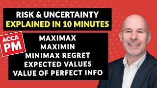 Risk & Uncertainty Simplified | ACCA PM | MaxiMax, MaxiMin, MiniMax Regret, Value of Perfect Info