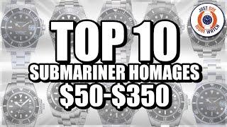 Rated or Slated? Top 10 Submariner Homages $50-$350