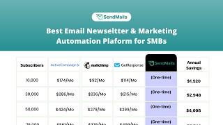 Why SendMails.io is better email marketing platform?