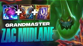 GRANDMASTER AVEC ZAC MID ! LE CHAMPION EST VRAIMENT BROKEN ! SON STUFF NE VAUT RIEN ! (Ft Rams)