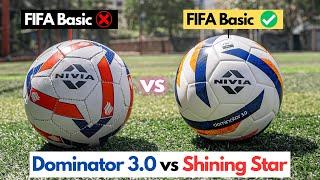 Nivia Dominator 3.0 vs Nivia Shining Star | Which is the Better Football ?