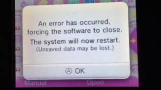 NIntendo 3DS Game Error - (An error has occurred)