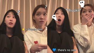 Ningning's ghost prank on her unnies 