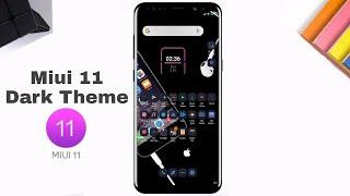 Best miui 11 Dark Theme miui 11 best theme 2020 | You must try #MIUI11