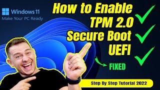 How to Enable TPM 2.0 | Secure Boot | Convert to UEFI | Prepare for Windows 11