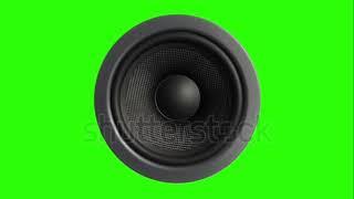 Green Screen Video | DJ Speaker with Disco Lights | Speaker Chroma Key Video