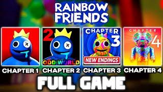 Rainbow Friends: Chapter 1, 2, 3, 4 - (Full Walkthrough) - Roblox