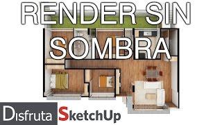 Sketchup + Vray= Render sin sombra - DISTRIBUCION INTERNA