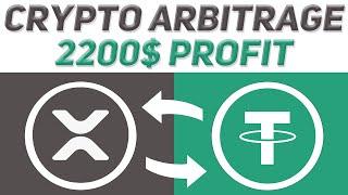 Crypto Arbitrage | Arbitrage Trading xrp | 2200$ Profit | Crypto Arbitrage Trading xrp