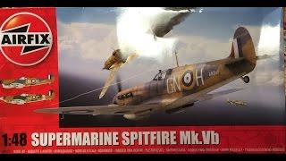 Building the Airfix 1/48 Supermarine Spitfire Mk. Vb---Part 1 Kit Unboxing