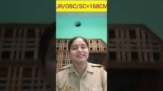 UP POLICE CONSTABLE  MALE V/S FEMALE HEIGHT